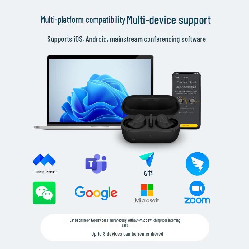 Jabra Evolve2 Buds UC True Wireless ANC Bluetooth Headset