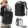Men's Laptop Backpack Waterproof Anti-Theft Backpack, Work Travel Backpack with USB Charging Port Hand Luggage Cabin Bag, Black