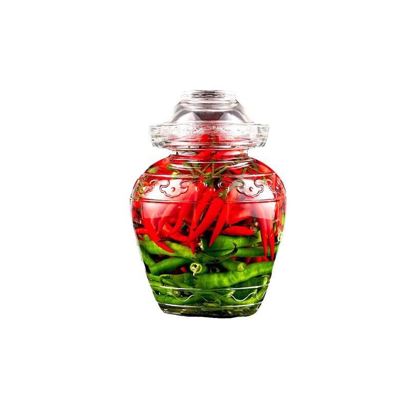 ZISIZ Old-Fashioned Glass Pickling Jar