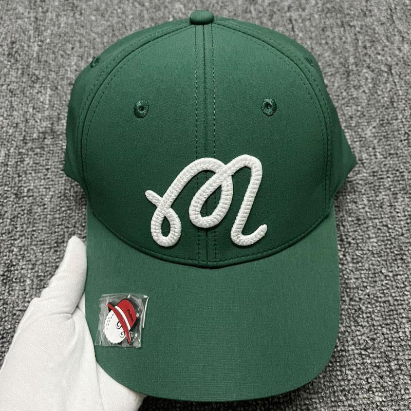 YZ Household Golf Hoed & Emmer Bal Marker Mode Baseballpetten Zonnehoed Klassieke Stijl Petten groen