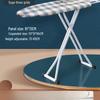 Large Folding Vertical Ironing Board with Widened Pad and Clothes Rack