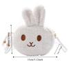 Kids Purses New Year Gift Plush Handbag Rabbit Shoulder Bag Messenger Bag Crossbody Bag Coins Bag