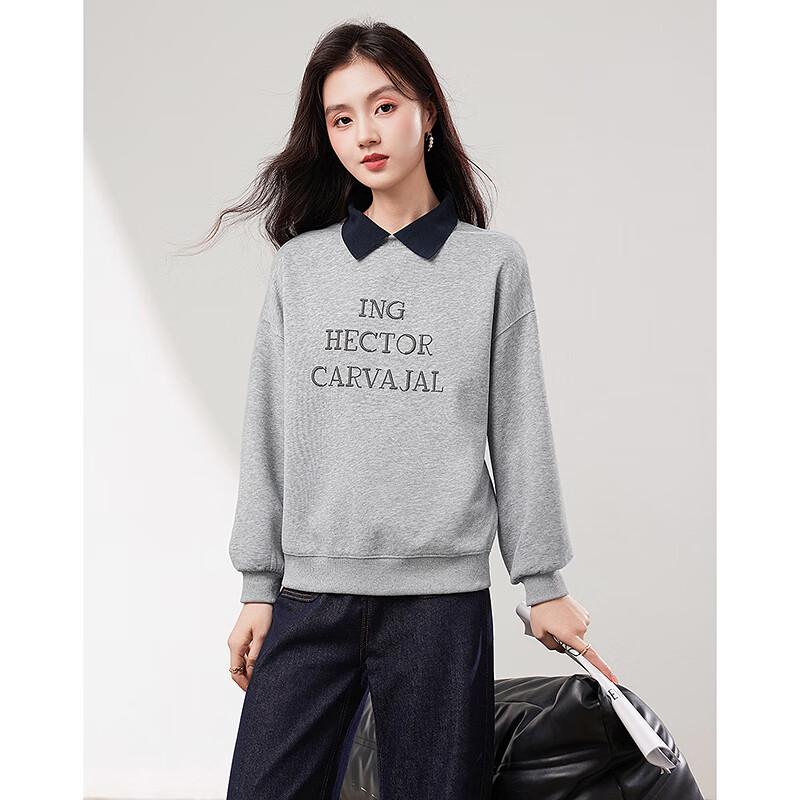 Sisui Nianhua Women's Elegant Long-Sleeved Sweatshirt 253333B1