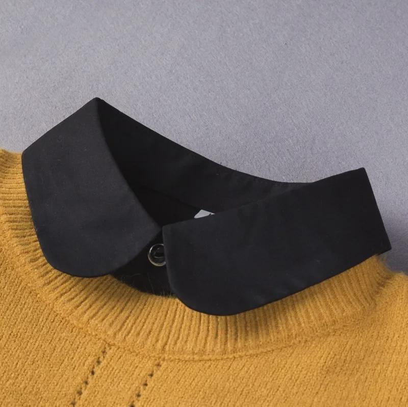 Weißer spitzer Stehkragen für Damen für Herbst/Winter – Abnehmbarer & vielseitiger dekorativer Hemdkragen