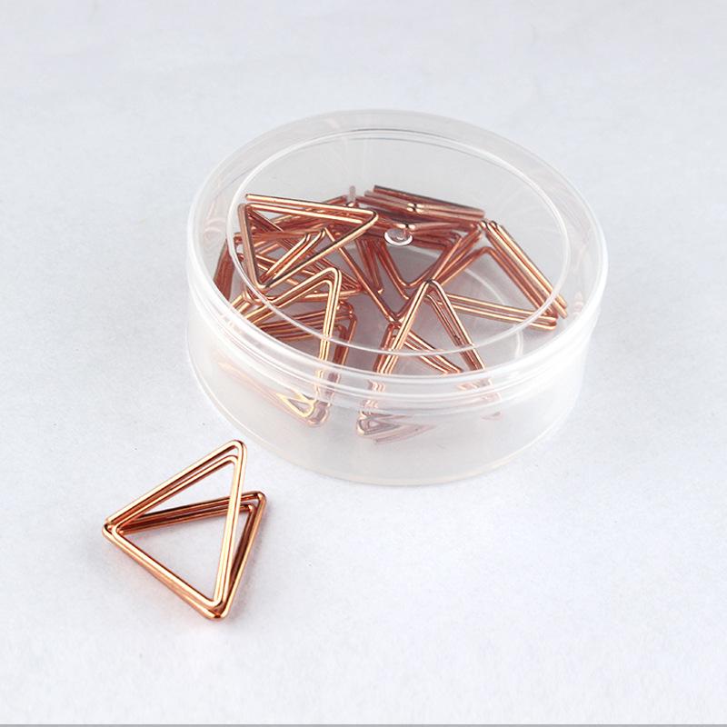Creative Metal Triangle Business Card Holder & Desktop Note Clip Bookmark.
