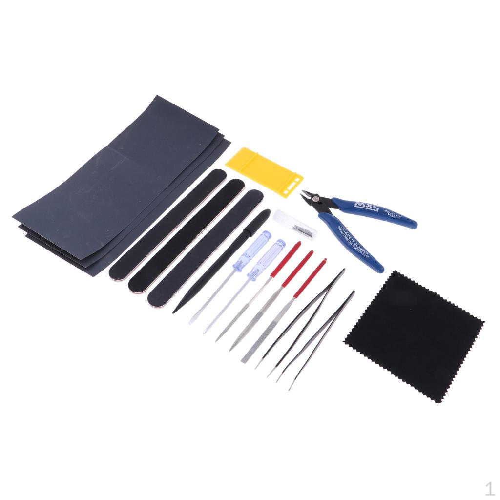 17Pcs/set Model Kit Graver Pliers Assembly Tool