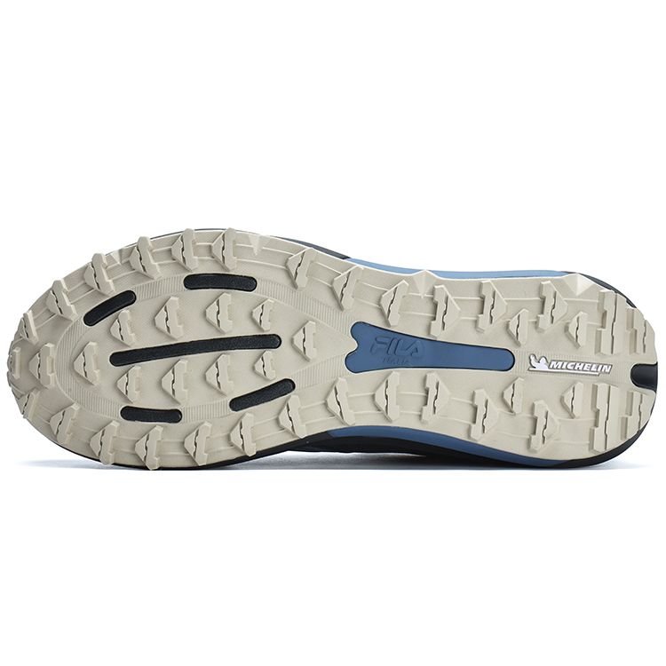 Fila 3A LYNX ATR Comfortable Supportive Rebound Low-Top Trail Marathon Training Running Shoes Men Sneaker Gray Blue A12M311207FDI