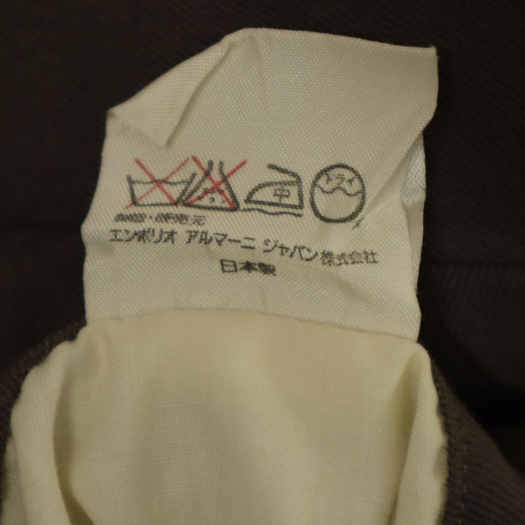 Emporio Armani Made In Japan Long Pants 44 Brown Women Used