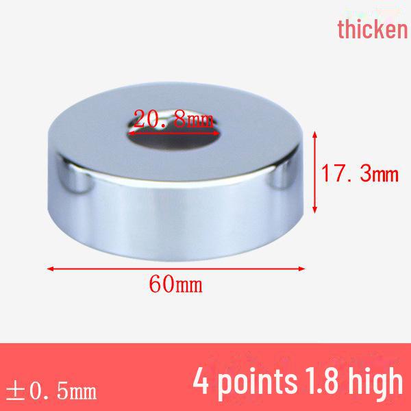 Capace decorative din oțel inoxidabil pentru robinet, triunghi și pătrat