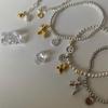 Round Bead Bear & Balloon Dog Bracelet: Women's Hip Hop Wristband
