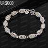 925 Sterling Silver Hollow Bead Bracelet Fashionable Wedding Jewelry