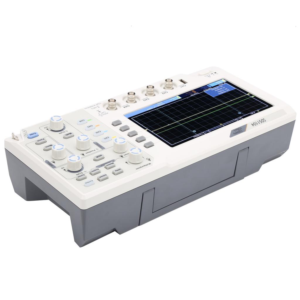 SDS1104 4 Channel Oscilloscope with 7in LCD Display 100MHZ Bandwidth 1GS S Sampling RateAU 110‑220V