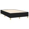 Cadre de lit avec matelas - Maison Exclusive - 120x200 cm - Noir - Relaxation maximale