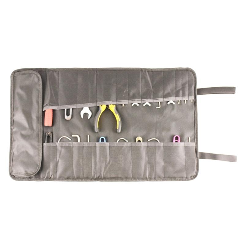 Portable Wrench Bag Roll-up Pliers Storage Bags Pocket Tools Pouch Case Organizer Holder