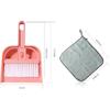Lamoutor 3 Pack Mini Hand Broom and Dustpan Set Small Dust Pans with Brush Set Cleaning Tool for Desk, Car and Animal Waste Mixed Color