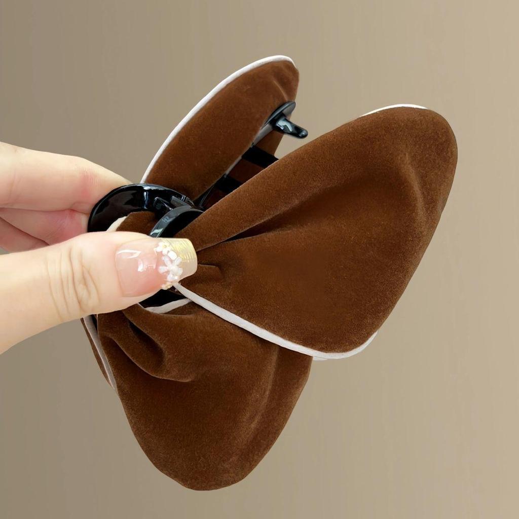 Elegant Marble Plumeria Hair Clip with Cross-Border Design