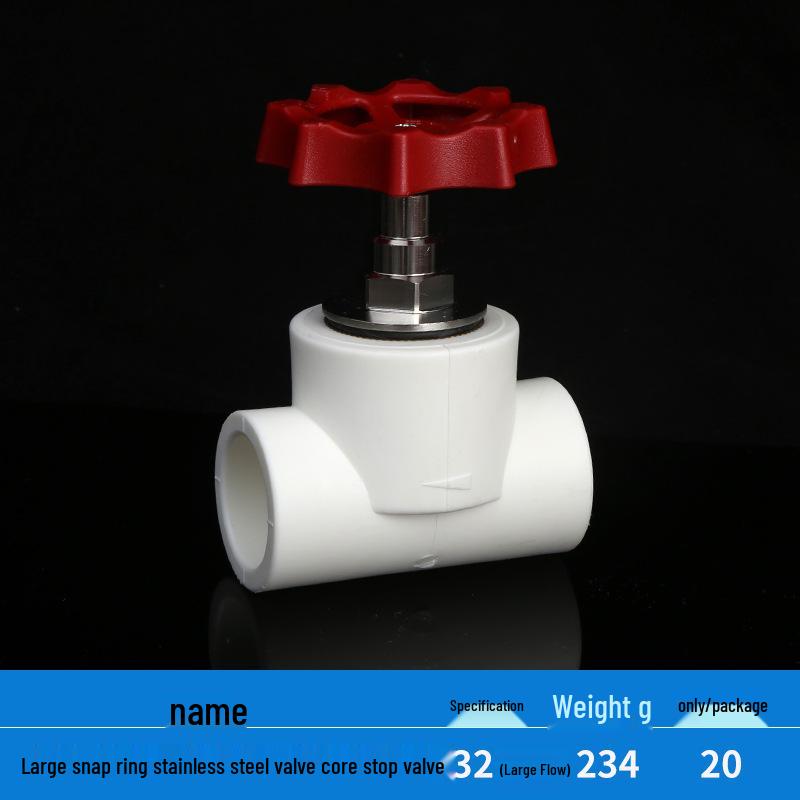 Home PPR Stop Valve for Hot & Cold Water - All Copper Core