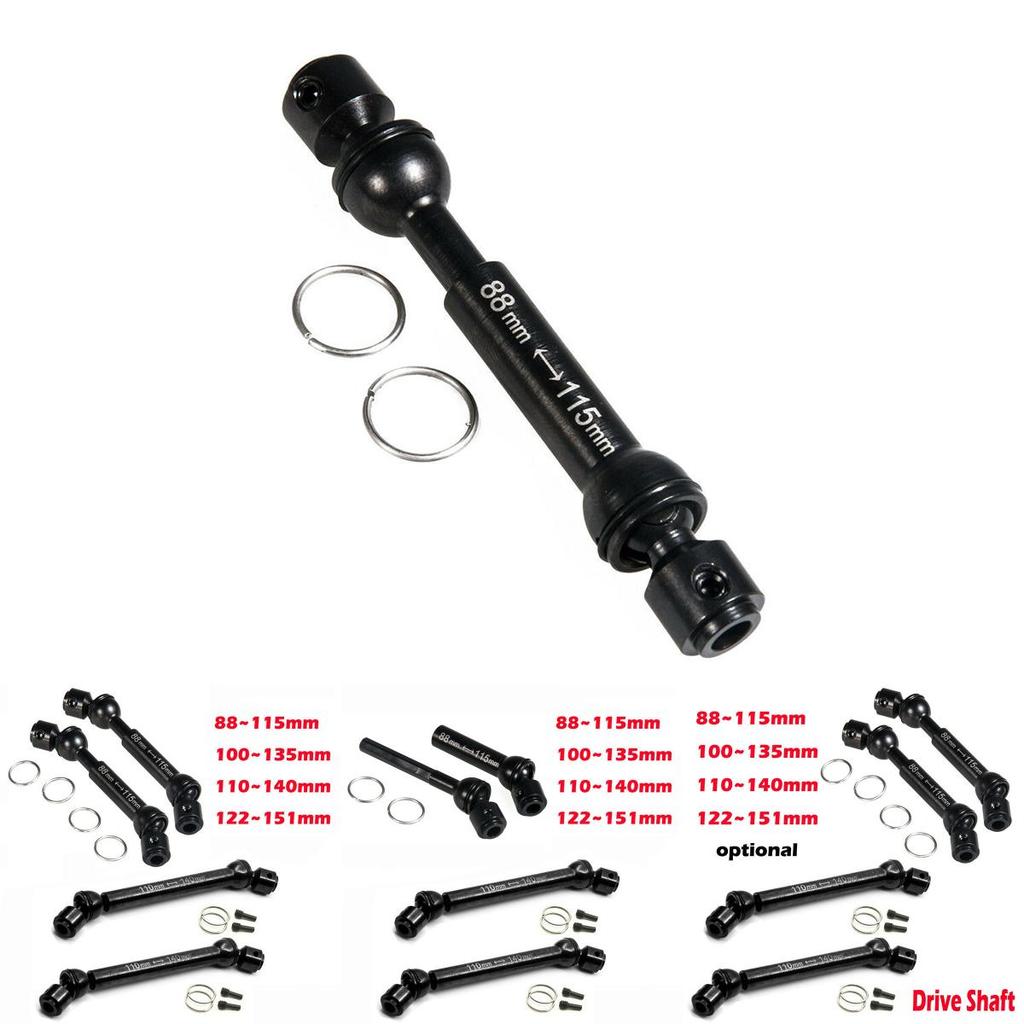 Premium Steel Center Drive Shafts For Axial Scx10 D90 1/10 Rc Crawlers