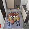 Looney Wild Fierce Taz Personalized Name Floor Rug Office Rug Suitable for Decorate Room Kitchen Outdoor Hallway Anti-slip Rug Office Home Decor