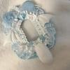 New Pink Bow Card Holder Lace Photo Protector Case with Ribbon Anime Photocard Holder