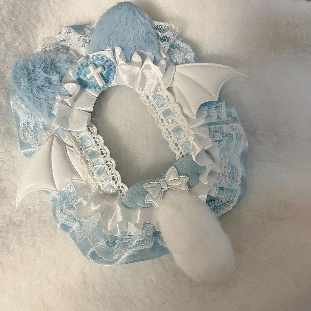 New Pink Bow Card Holder Lace Photo Protector Case with Ribbon Anime Photocard Holder
