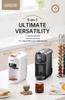 New Cafelffe 5 in 1 Multiple Capsule Coffee Machine Hot/Cold DG Cappuccino Nespresso Capsule ESE Pod Ground Coffee Cafeteria 19Bar,MK-606
