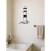 Modern Metal Lighthouse Wall Art Sculpture Waterproof Rustproof Decor for Living Room Bedroom Bathroom Outdoor Christmas Gift