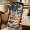 Phone Case: 2D Flat, Suitable for Samsung Galaxy A34 A35 M05 M06 S20 S22 S21 FE Plus 5G Protective Case, Starry Sky Castle, Perfect Christmas and Hall