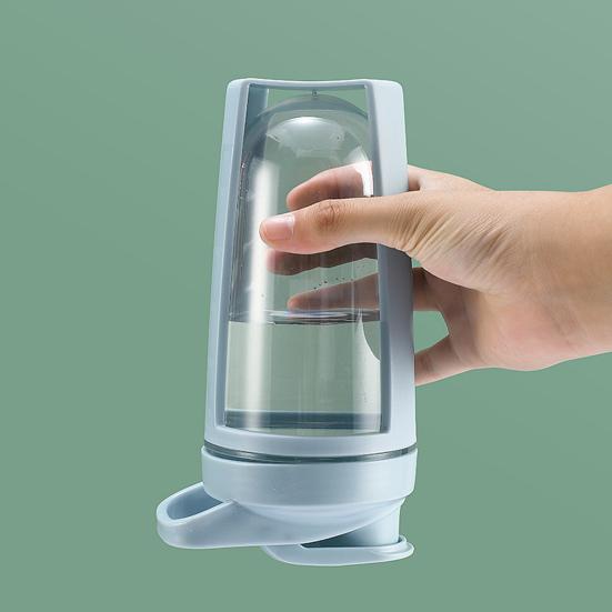 500ml Sport Shaker Bottle with Whisk Ball Lid Flip Cover Precise Scale Leak-proof Protein Shakes Water Bottle Outdoor Activities