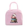 Skull Reading Books Print Lunch Bag Men and Women Vintage Style Graphics Thermal Handbags Thickened Insulation Lunch Box Bag