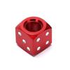 Wheel Hub Valve Cover Aluminum Zinc Zinc Alloy Nipple Caps Auto Wheel Cap Tire Valve Caps Tyre Rim Stem Cover