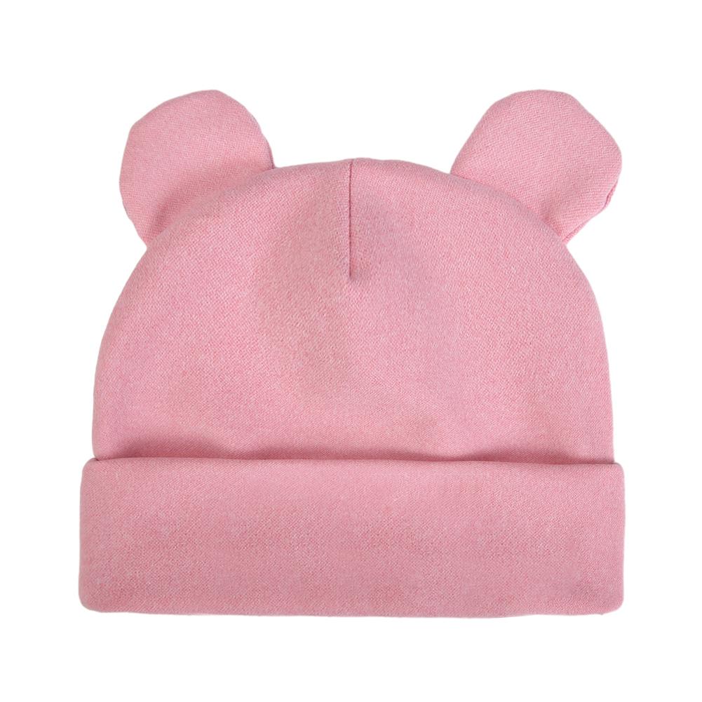 Cute Bear Ear Baby Turban Hats Autumn Winter Newboorn Boys Girls Faux Cashmere Caps Beanies Infant Bonnets Kids Warm Headwraps