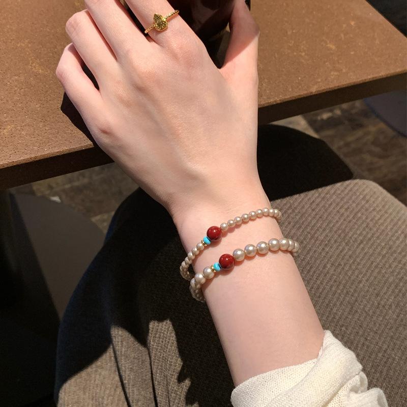 Female Light Luxury Niche Retro Layered Bracelet