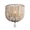 European-Style Retro Wooden Bead Wall Lamp E27/E26 Bedroom Bedside Loft Corridor Porch Cafe Lighting Wall Lamp