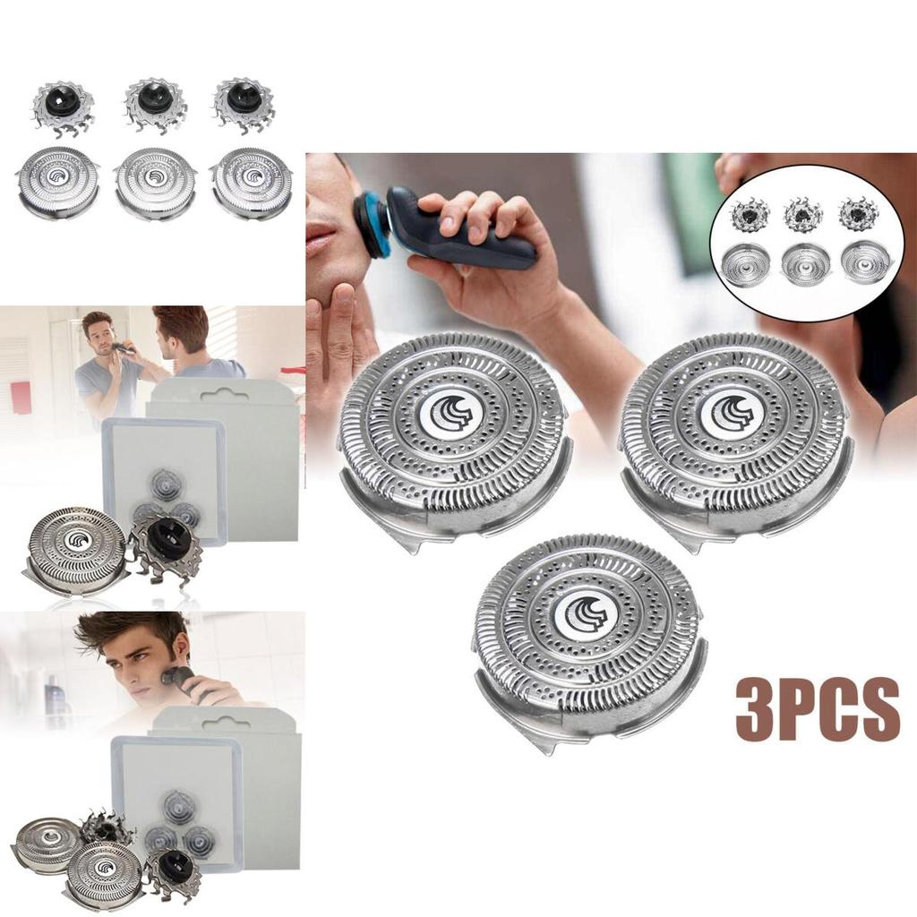 High-quality Hq9 Shaver Head For Philips Shaver Fully Washable 3 Rotary Blades Waterproof 30 Minutes Runtime