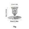 INS Style Silver Diamond Candle Holder - Western Restaurant Table Decoration
