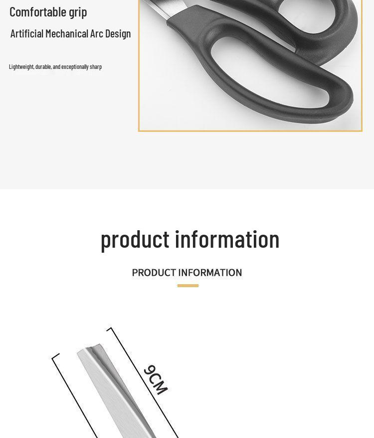 Spitze Overlock Nähschere ohne Nähen: Große Welle Edelstahl Schneiderschere für Kanten