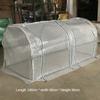 Tunnel Style Painted Steel Pipe Flower Rack Portable Succulent Greenhouse Potted Plants Growth Thermal Insulation Canopy