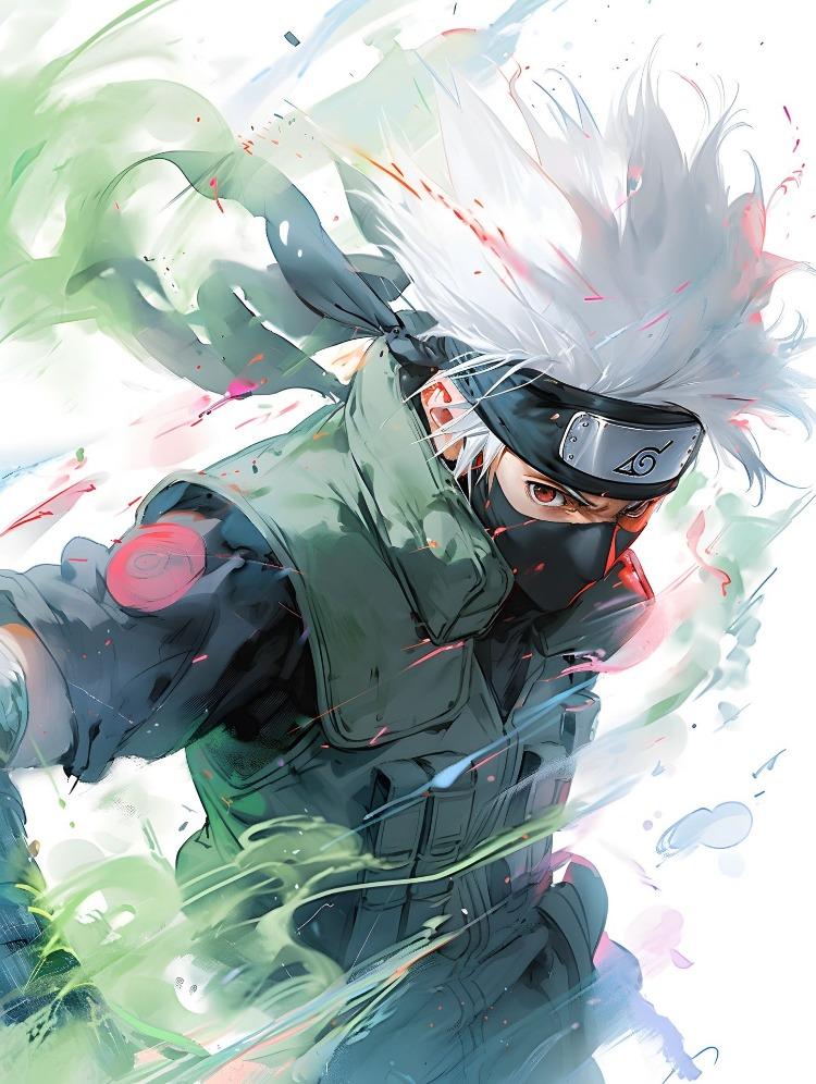 Hatake Kakashi 5D DIY Diamond Painting Naruto Embroidery Anime Cross Stitch Mosaic Rhinestones Hobby Home Decor Children's Gifts