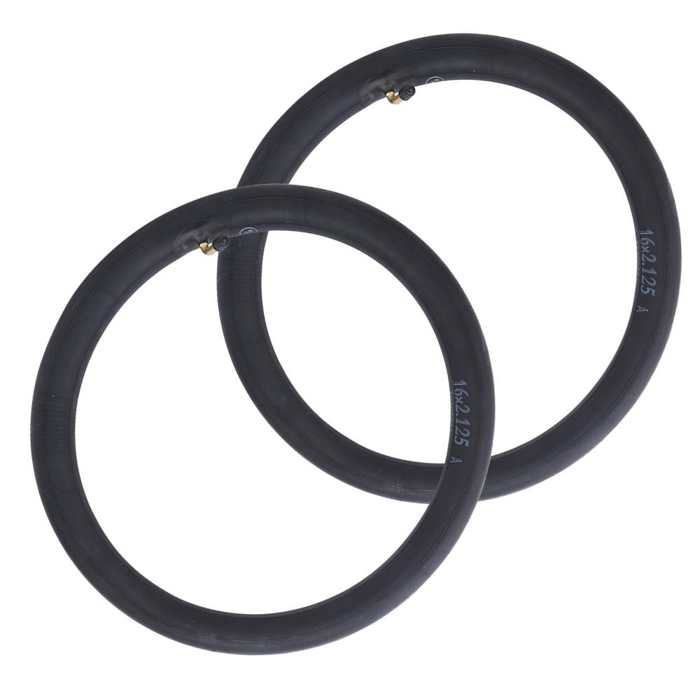 2PCS 16x2.125 Inner Tube Butyl Rubber Bicycle Inner Inner Tube Replacement  Tire Repair