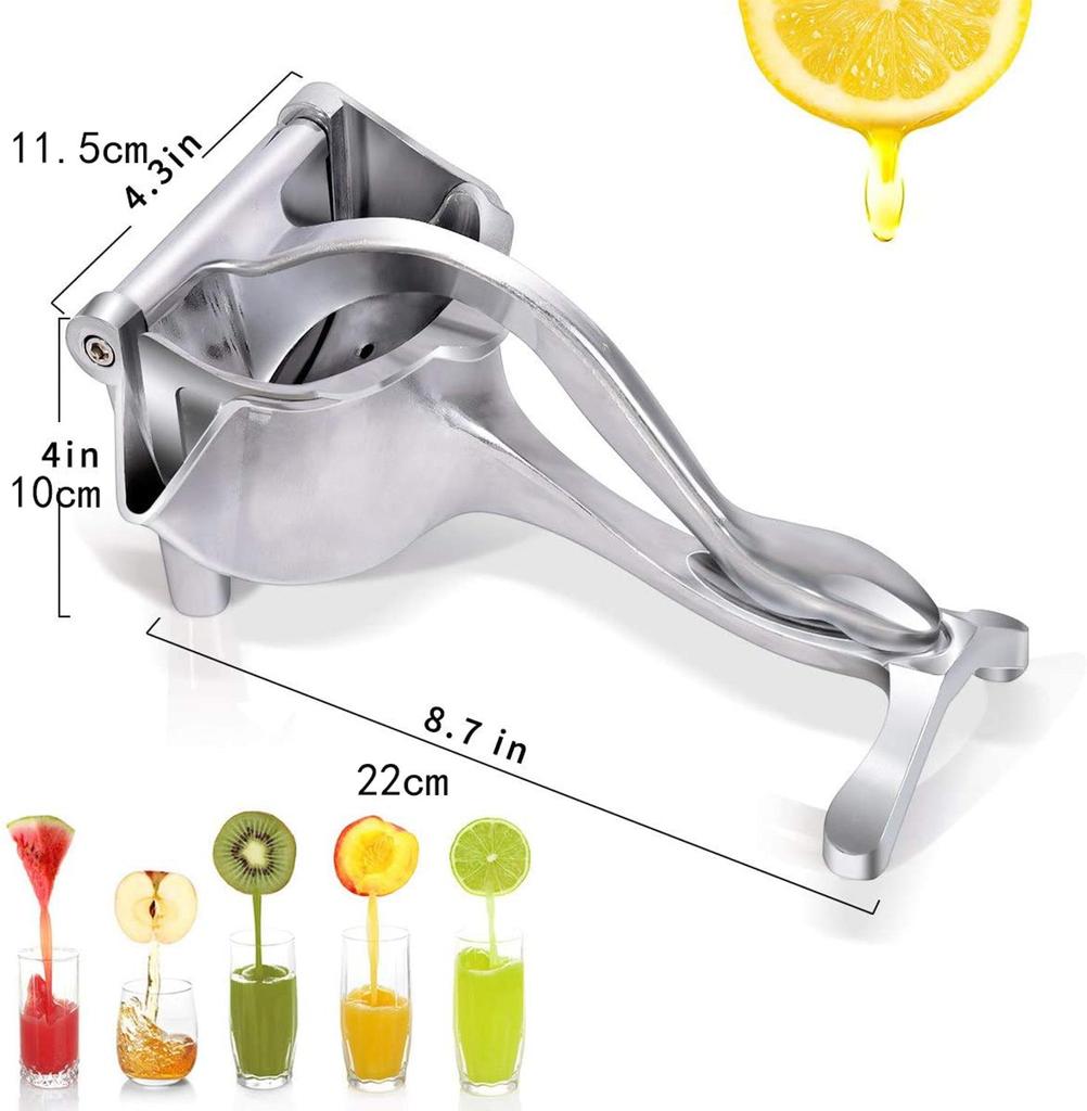 Manual Juice Squeezer Aluminum Alloy Hand Pressure Juicer Extractor Orange Lemon Manual Juice Squeezer Aluminum Alloy Hand Pressure Juicer Extractor Orange Lemon