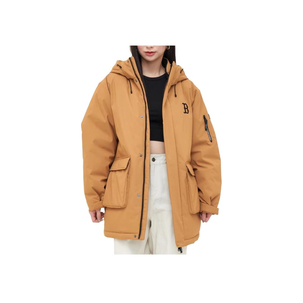 New MLB Boston Red Sox Down Jacket Unisex Camel 3ADJB1446-43CAS
