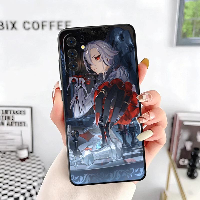 Genshin Impact Arlecchino Soft Phone Case for Samsung A17 A37 A57 A16 A26 A36 A56 A15 A25 A35 A55 A14 A24 A34 A54 A13 A23 A33 A5