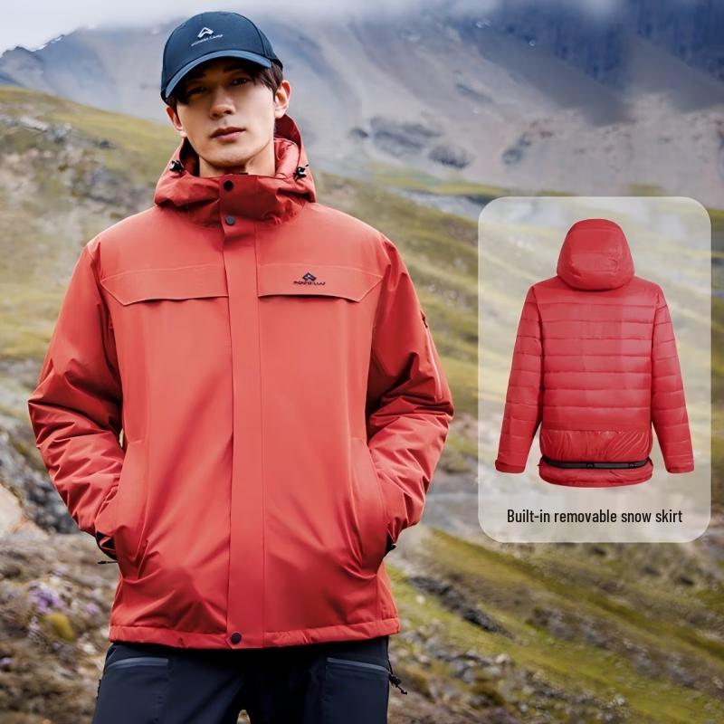 Tuoluzhe Men s Sorona Padded Jacket with Snow Skirt XHW411095 M