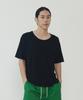 ANALOG MOOD Crew Neck Short Sleeve T-Shirt (Black)