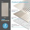 Art3d 2 Pieces Wooden Wall Sound Absorbing Material Wood Panel Wooden Soundproof Panel DIY Sound Insulation Decorative Wood Board 120x60 Model Number