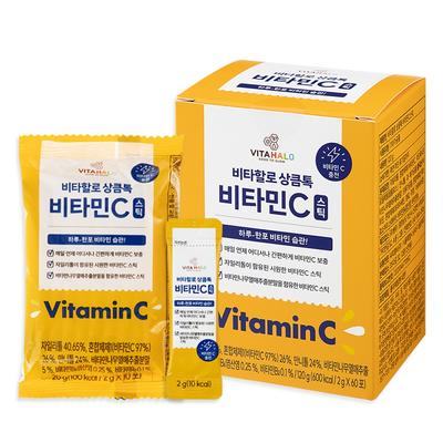 Vitahalo Refreshing Tok Vitamin C Stick 1box/120g(2g X 60pcs)