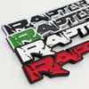 1pcs RAPTOR SVT 3D Metal Emblem Decals Car Wing Fender Rear Trunk Door Stickers Fit For SVT F150 ORV XLT Fx4 Styling Accessories