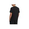 Adidas Neo Solid Color Crew Neck Sports T-Shirt Unisex Tops Black HS6812
