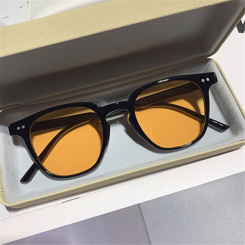 Vintage Square Sunglasses Women's Fashion Oversized Sunglasses Men Shades Black Sun Glasses UV400 Eyewear